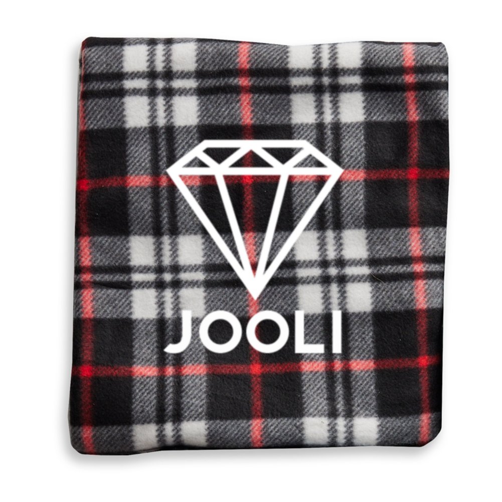 View larger image of Add Your Logo: Plaid Fleece Travel Blanket
